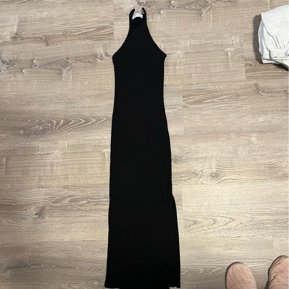 Bershka Knit Ribbed Dress